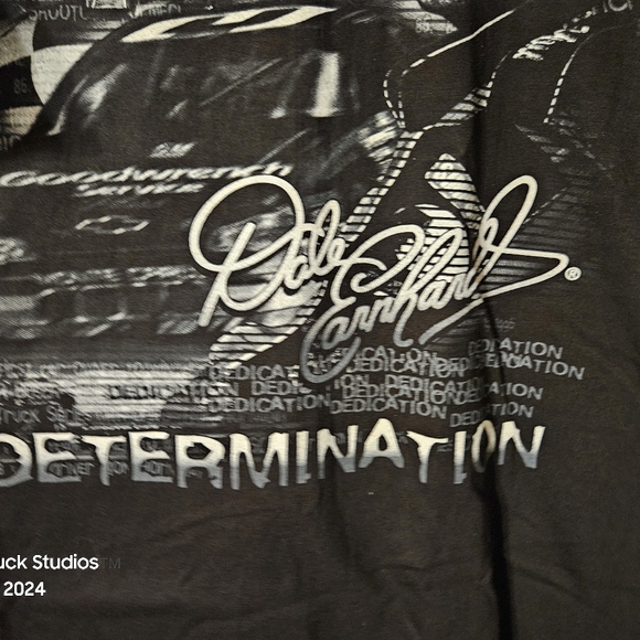 Dale Earnhardt Determination Shirt XL Nwt Unworn Vintage Vntg - Picture 8 of 10